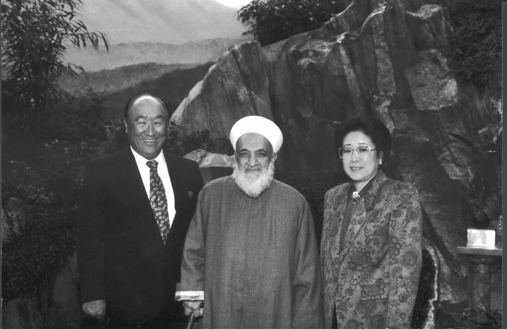 Зустріч доктора й пані Мун із шейхом Ахмадом Куфтаро, верховним муфтієм Сирійської Арабської Республіки