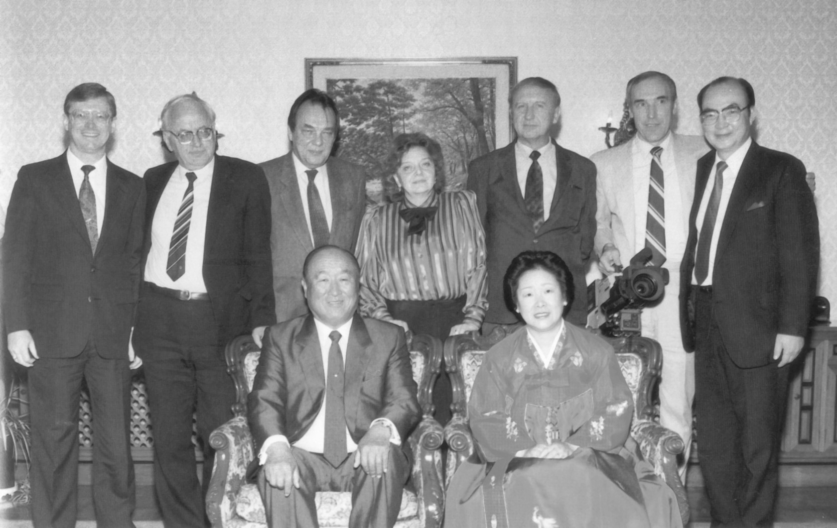 Радянські журналісти відвідали доктора й пані Мун у Кореї, 1989 рік